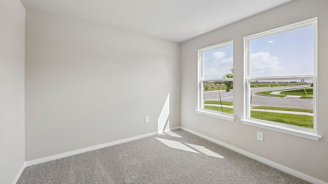 Spacious, unfurnished interior of a new home in Carillon, Manor (Image 24).