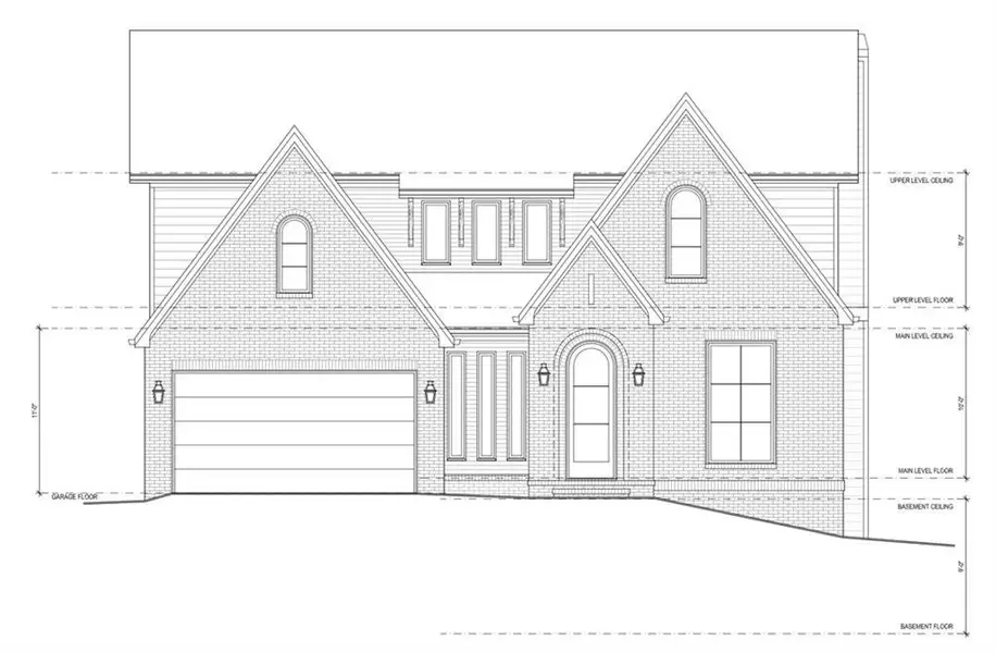 Exterior rendering of this home design in , Atlanta, GA (Image 4). Exterior rendering of this home design in , Atlanta, GA (Image 4).