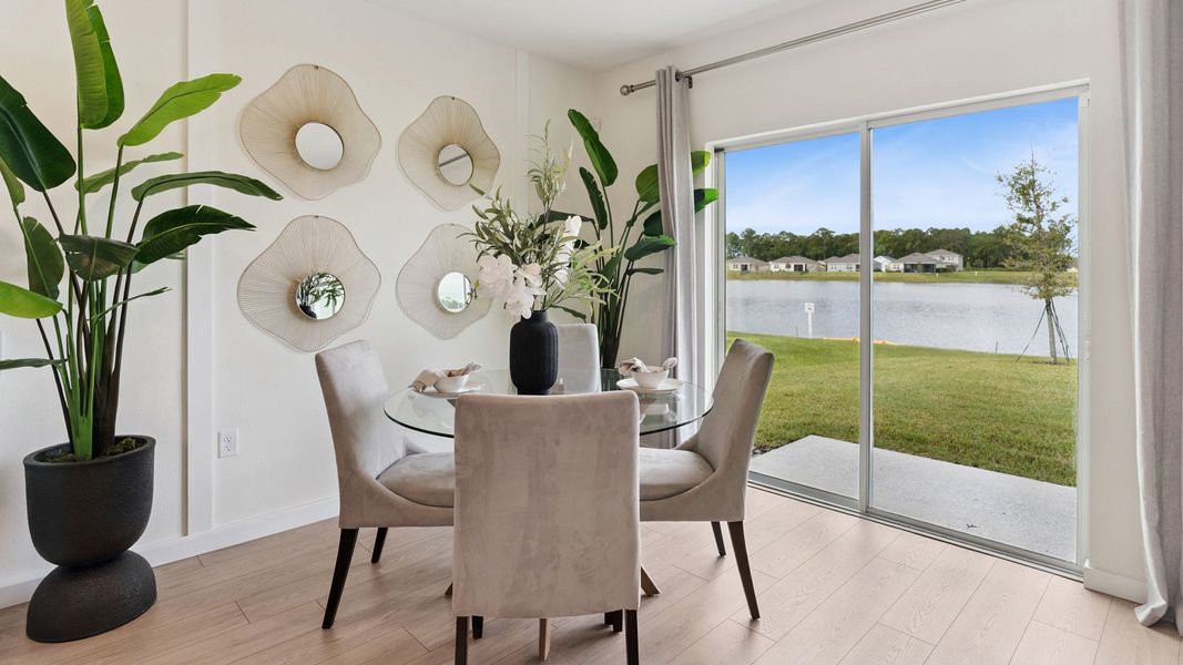 Furnished interior view inside a new home in Buena Lago, St. Cloud (Image 12).