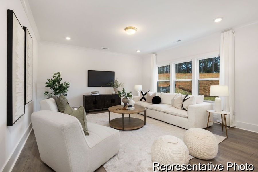 Furnished interior view inside a new home in Morrow Brook, Albemarle (Image 8).