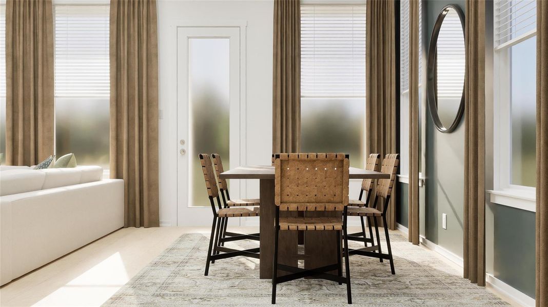 Furnished interior view inside a new home in The Preserve at Rosenberg, Rosenberg (Image 20).