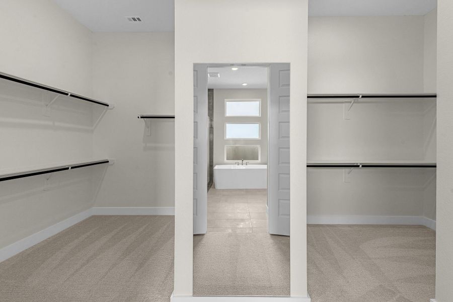 Spacious, unfurnished interior of a new home in Bridgeland, Cypress (Image 24).