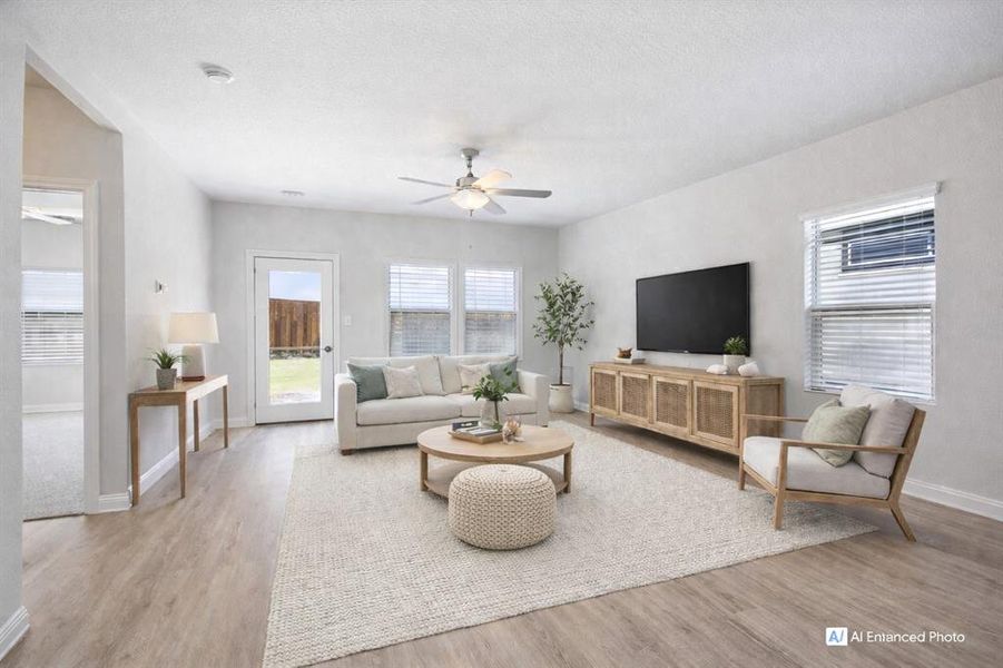 Furnished interior view inside a new home in Lakehaven - Spring Series, Farmersville (Image 19).