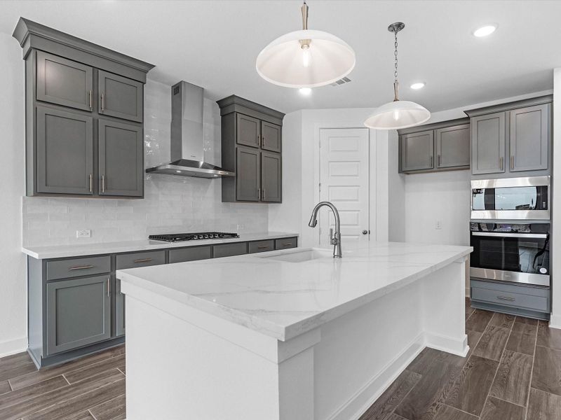 Furnished interior view inside a new home in Lago Mar - 60', Texas City (Image 7). Furnished interior view inside a new home in Lago Mar - 60', Texas City (Image 7).