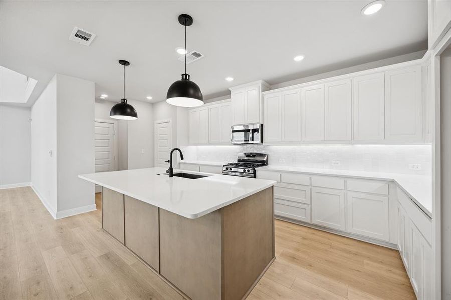 Furnished interior view inside a new home in Talia – Cottage Series, Mesquite (Image 4). Furnished interior view inside a new home in Talia – Cottage Series, Mesquite (Image 4).