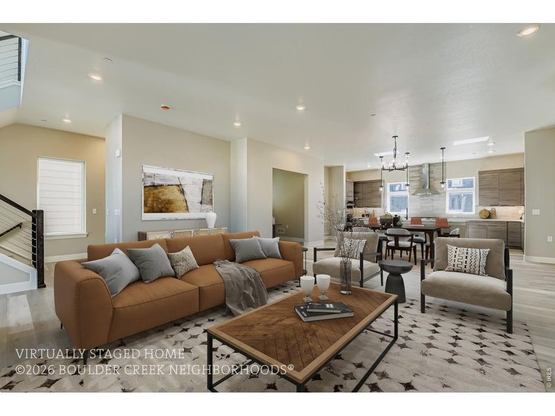 Furnished interior view inside a new home in Baseline, Broomfield (Image 10).