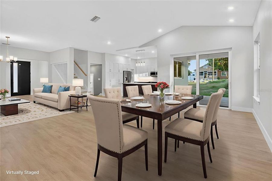 Furnished interior view inside a new home in , Tarpon Springs (Image 15).