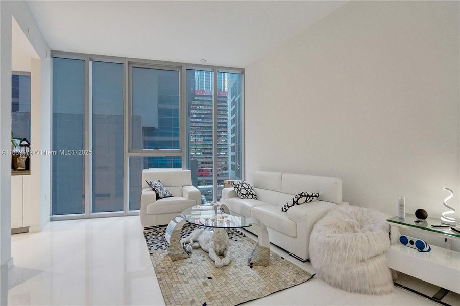 Furnished interior view inside a new home in , Miami (Image 8).
