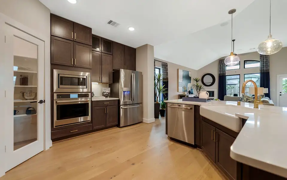 Furnished interior view inside a new home in Windrose Green, Angleton (Image 4).