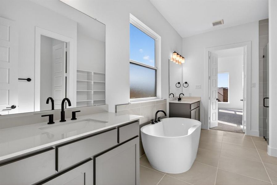 Furnished interior view inside a new home in Solterra, Mesquite (Image 8). Furnished interior view inside a new home in Solterra, Mesquite (Image 8).