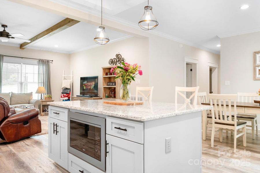 Furnished interior view inside a new home in , Statesville (Image 5).