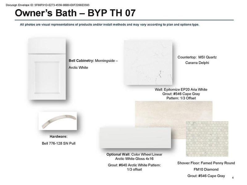Sample of building materials used in homes in Byers Park, Alpharetta (Image 48).