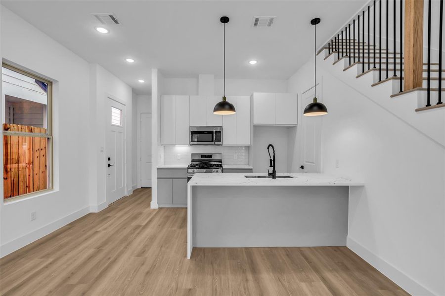 Furnished interior view inside a new home in , Houston (Image 9). Furnished interior view inside a new home in , Houston (Image 9).