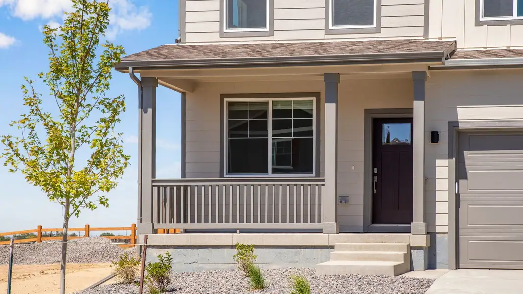Exterior details and patio area of a home in Vista Meadows, Fort Lupton (Image 3).