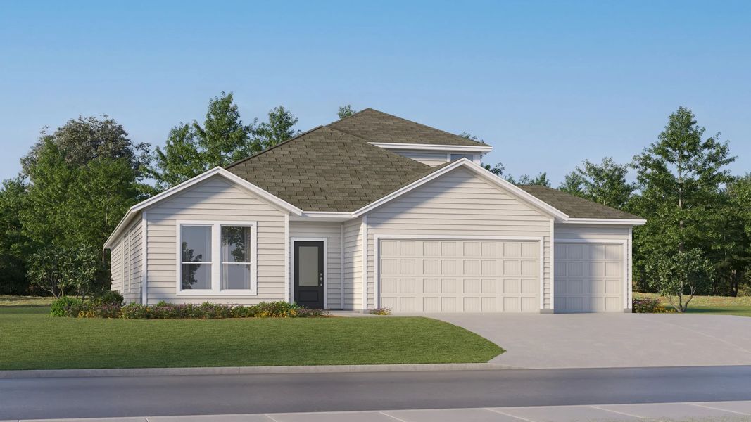 Exterior B with landscaping