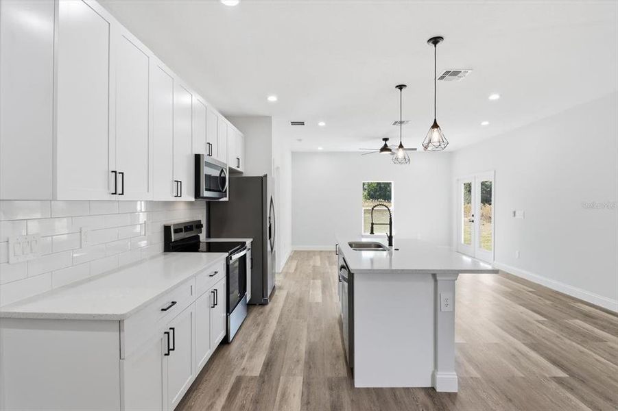 Furnished interior view inside a new home in , Citrus Springs (Image 8).
