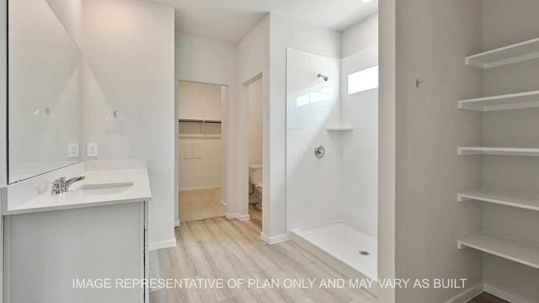 Furnished interior view inside a new home in Midtown Reserve, College Station (Image 10).