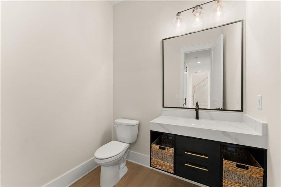 Furnished interior view inside a new home in , Hoschton (Image 12).