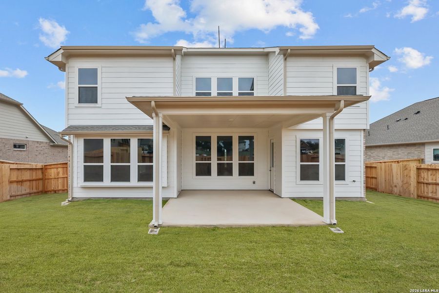 Exterior details and patio area of a home in Foxbrook, Cibolo (Image 22). Exterior details and patio area of a home in Foxbrook, Cibolo (Image 22).