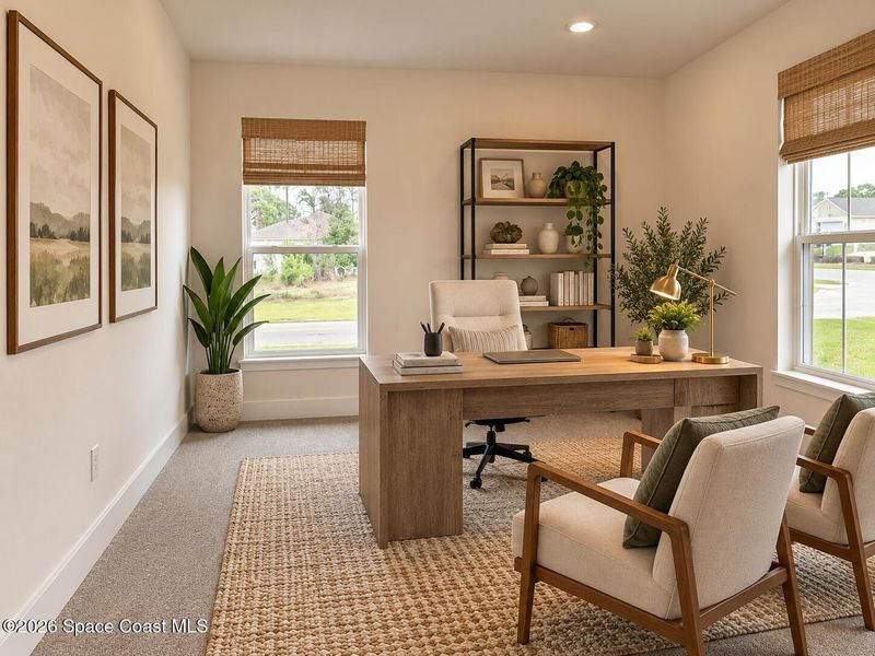Furnished interior view inside a new home in Palm Bay, Palm Bay (Image 14). Furnished interior view inside a new home in Palm Bay, Palm Bay (Image 14).