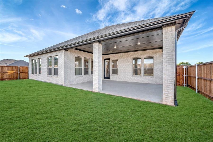 Exterior details and patio area of a home in Sterling Greene, Arlington (Image 25). Exterior details and patio area of a home in Sterling Greene, Arlington (Image 25).