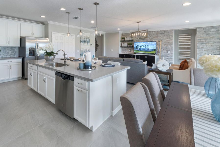 Kitchen to Family Room - Kensington Flex by Landsea Homes