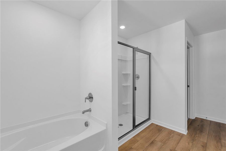 Furnished interior view inside a new home in Brownstone Park, Easley (Image 10).