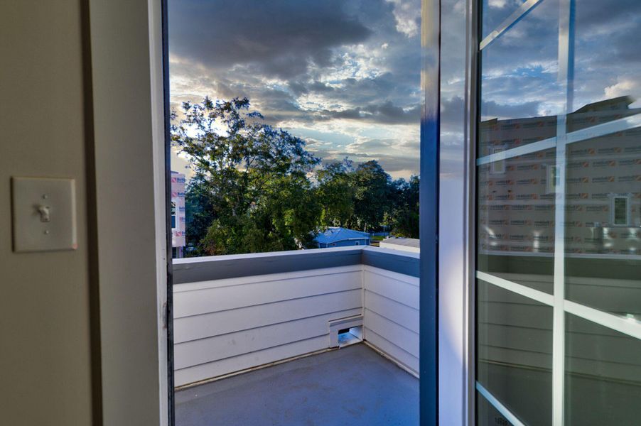Exterior details and patio area of a home in Walk at Park Circle, North Charleston (Image 26).