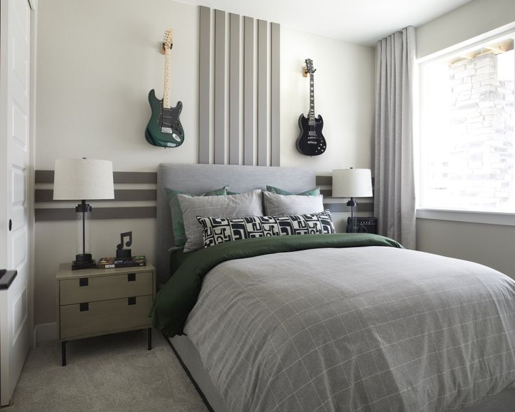 Representative furnished interior of a home built from the Brendon by Lokal Homes in Victory Ridge, Colorado Springs (Image 7).