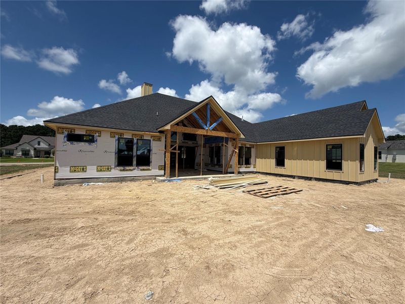 In-progress construction of a new home in , Montgomery, TX (Image 23).