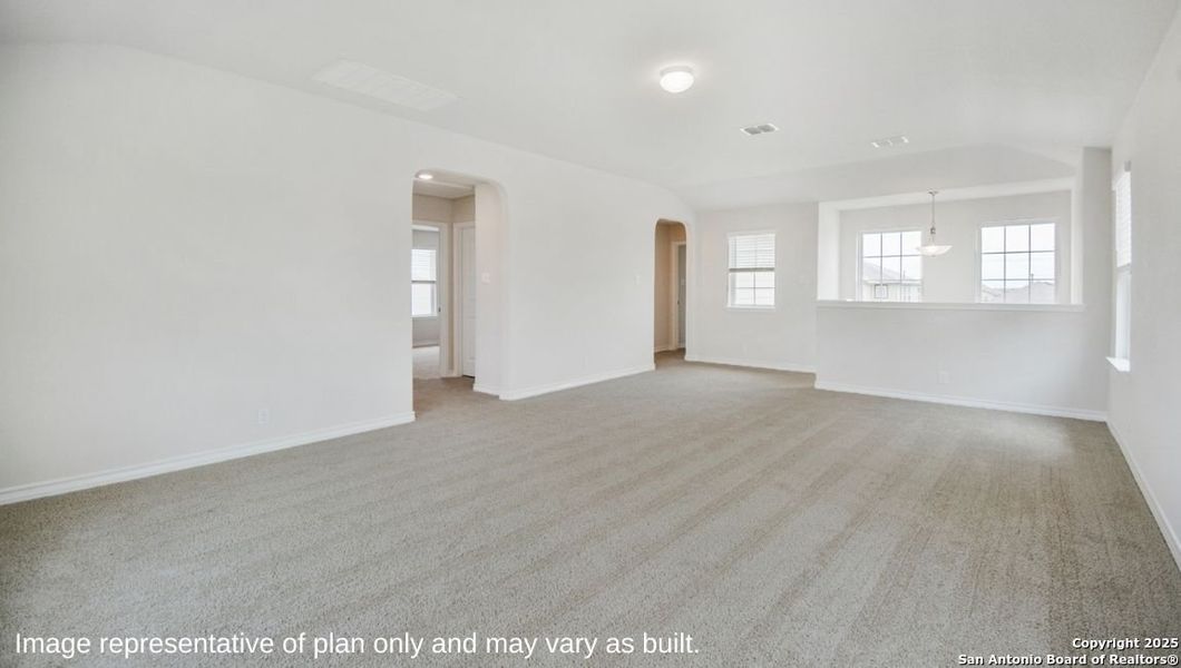 Spacious, unfurnished interior of a new home in The Canyons at Amhurst, San Antonio (Image 17).