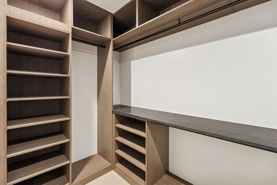 View of spacious closet