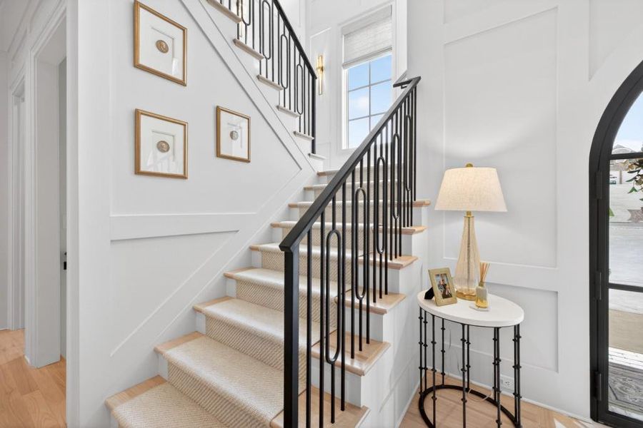 Furnished interior view inside a new home in , Braselton (Image 62).