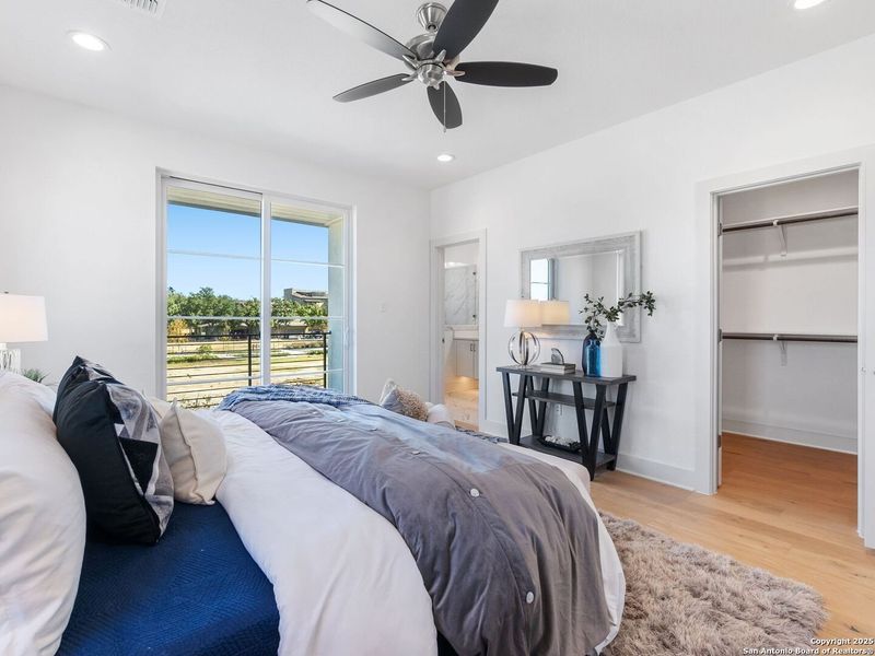 Furnished interior view inside a new home in Victoria Commons, San Antonio (Image 34).