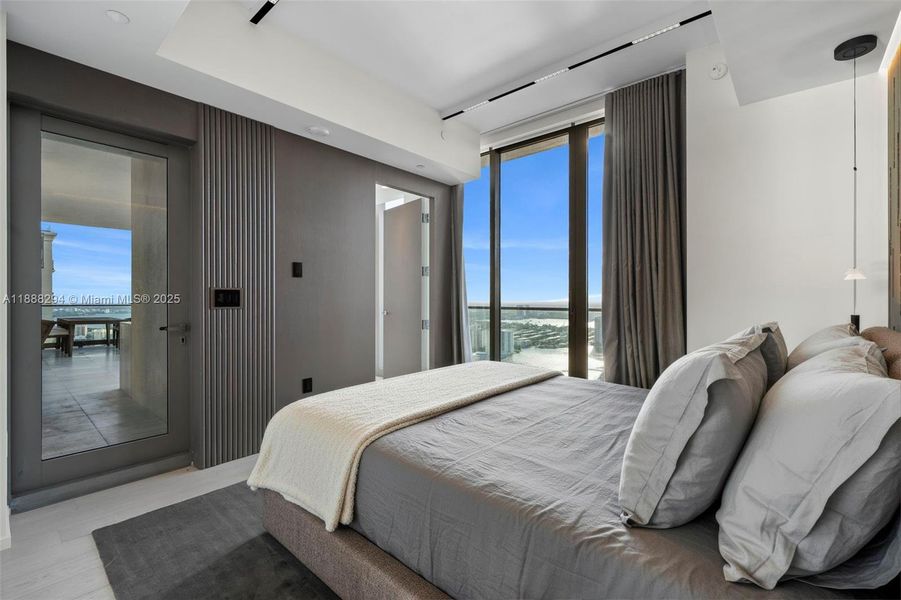 Furnished interior view inside a new home in , Sunny Isles Beach (Image 7). Furnished interior view inside a new home in , Sunny Isles Beach (Image 7).