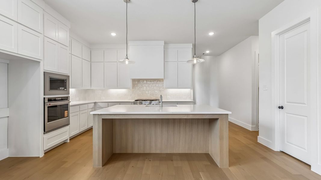Furnished interior view inside a new home in Painted Tree 50' Series, McKinney (Image 5).