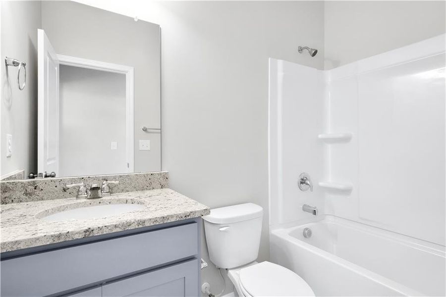 Furnished interior view inside a new home in Enclave at Parkway Village, Fairburn (Image 9). Furnished interior view inside a new home in Enclave at Parkway Village, Fairburn (Image 9).