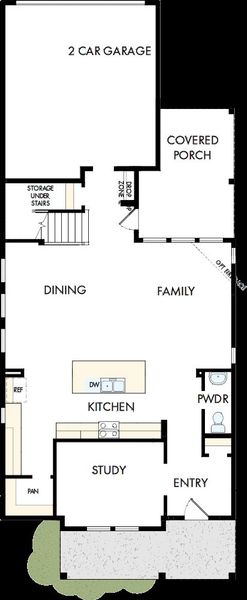 2D floor plan layout of this home in Two Step Farm 42', Montgomery, TX (Image 2). 2D floor plan layout of this home in Two Step Farm 42', Montgomery, TX (Image 2).