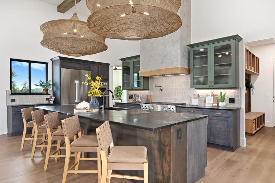 Furnished interior view inside a new home in , Liberty Hill (Image 11).