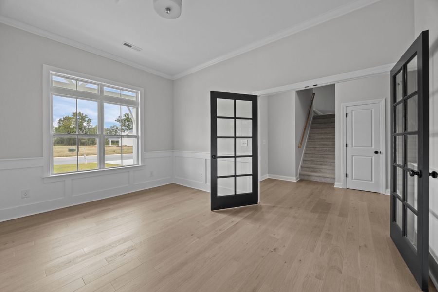 Spacious, unfurnished interior of a new home in The Preserve at Langston, Winterville (Image 19).