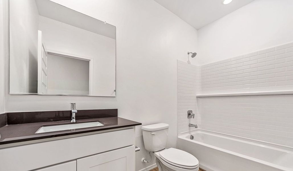 Representative furnished interior of a home built from the Dalea by D.R. Horton in Barnett Village, Marana (Image 14).