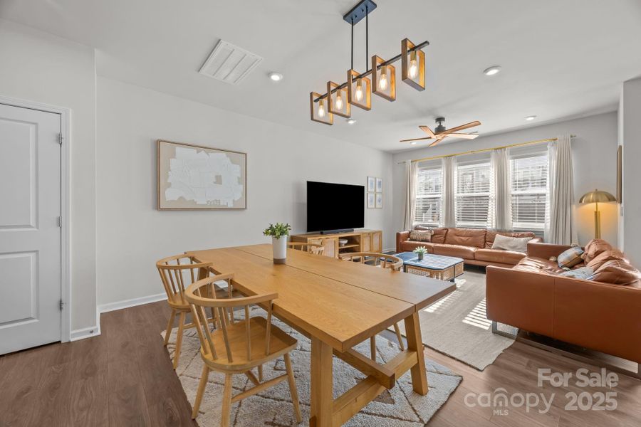 Furnished interior view inside a new home in , Charlotte (Image 7).
