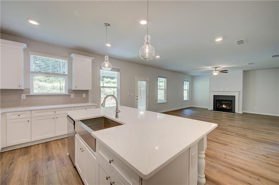 Furnished interior view inside a new home in Hamilton Lakes, Lawrenceville (Image 7).