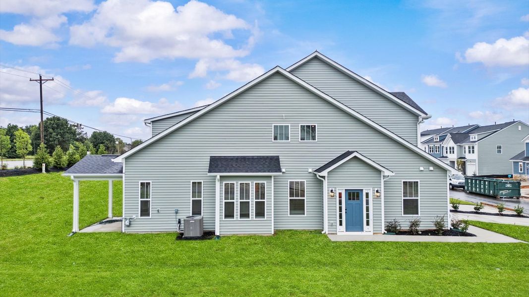 Proven curb appeal with elegant exterior lines and a warm, inviting presence at Silo Ridge by DRB Homes in Anderson, SC