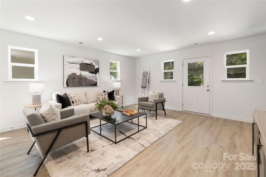 Furnished interior view inside a new home in , Mooresville (Image 16).