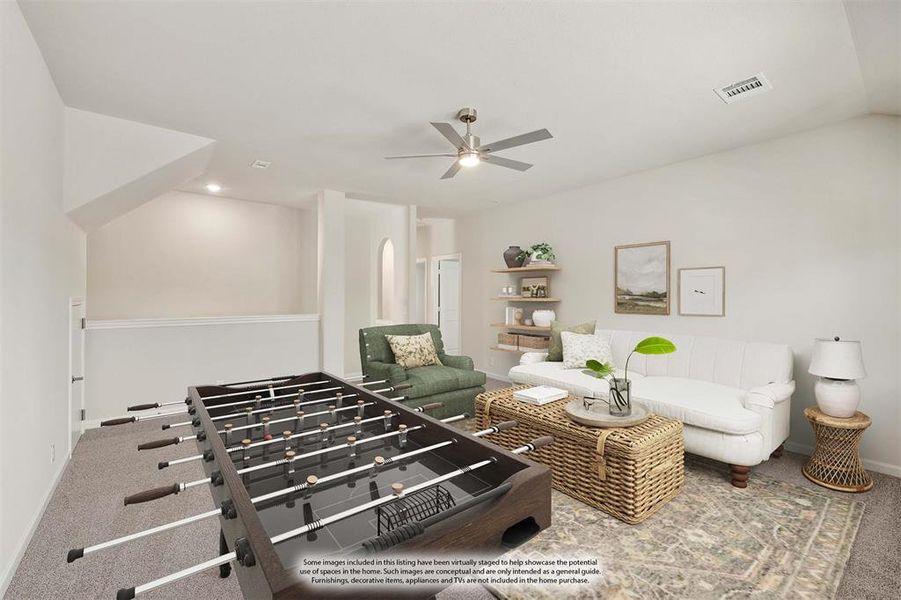 Furnished interior view inside a new home in Rolling Meadows, Lancaster (Image 20).