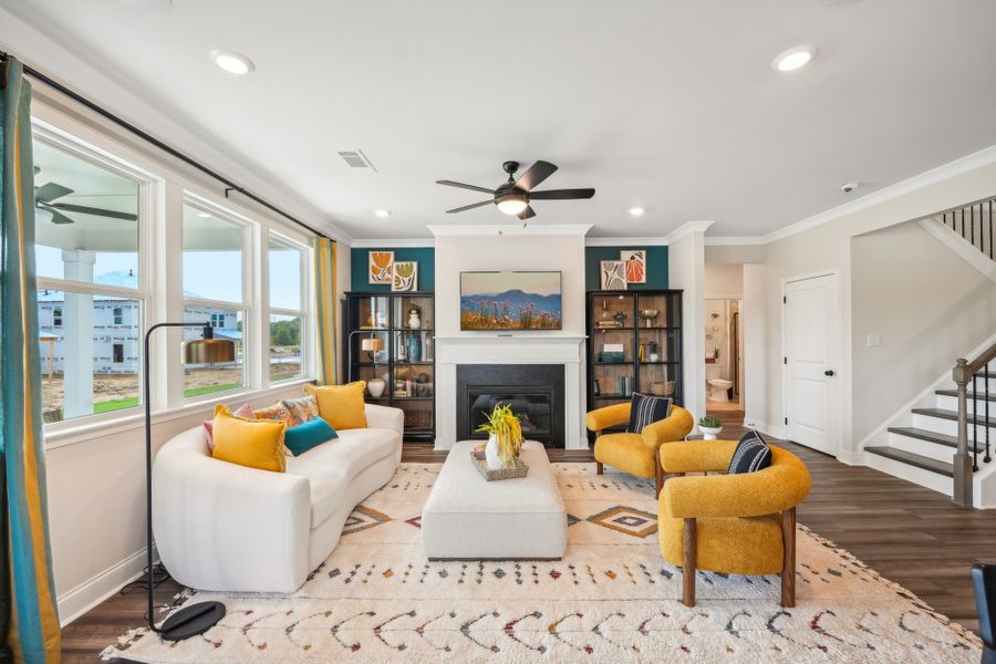 Furnished interior view inside a new home in Bennett Farm, Loganville (Image 3).