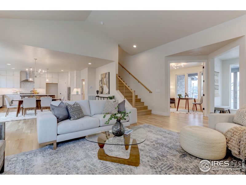 Furnished interior view inside a new home in , Louisville (Image 9).