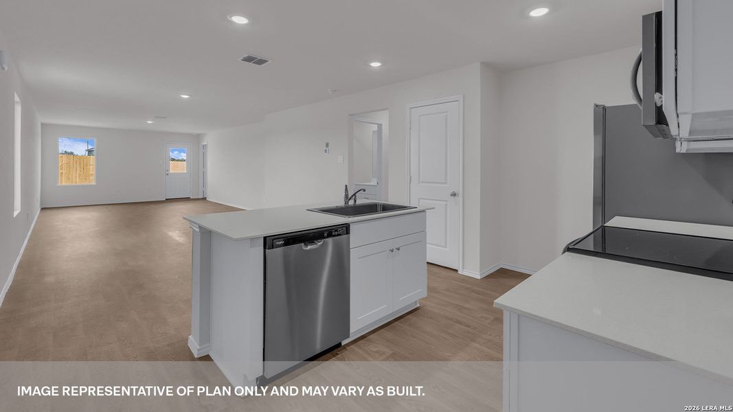 Furnished interior view inside a new home in Ladera, Luling (Image 8).