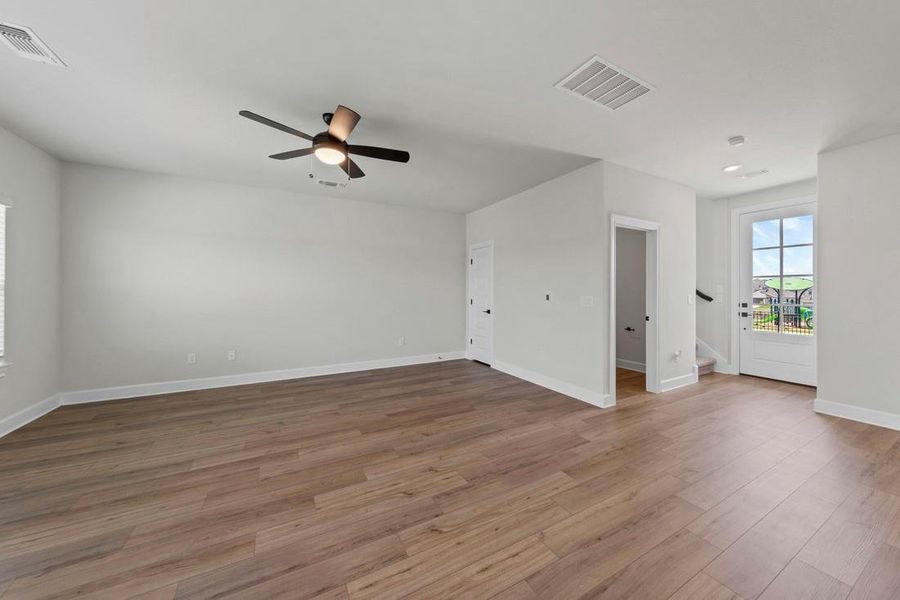 Spacious, unfurnished interior of a new home in Whisper Valley, Manor (Image 11).